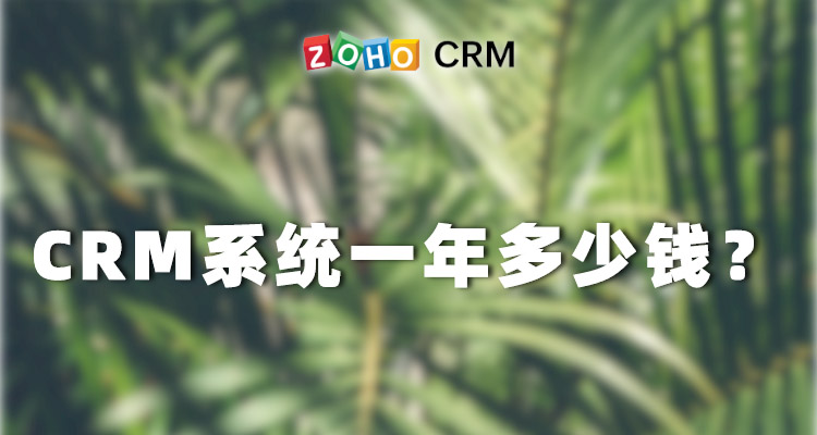 企业CRM系统一年多少钱？
